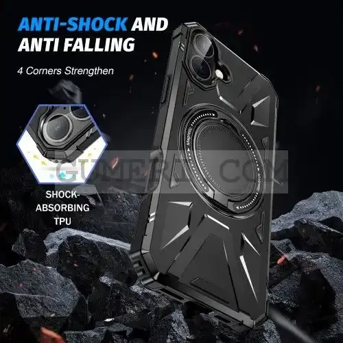Противоударен Кейс с Ринг за Apple iPhone 16