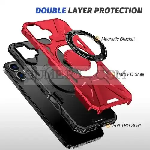 Противоударен Кейс с Ринг за Apple iPhone 16