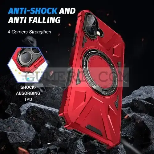 Противоударен Кейс с Ринг за Apple iPhone 16
