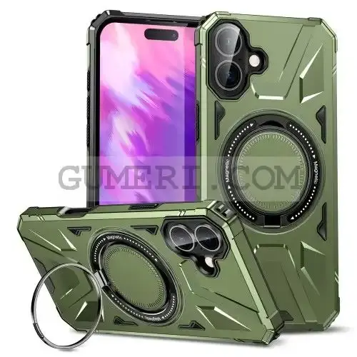 Противоударен Кейс с Ринг за Apple iPhone 16