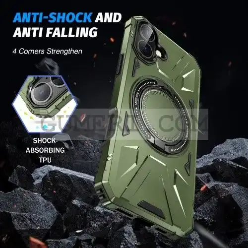 Противоударен Кейс с Ринг за Apple iPhone 16