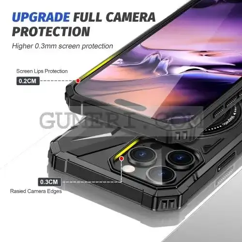 Противоударен Кейс с Ринг за Apple iPhone 16 Pro