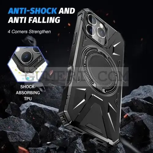 Противоударен Кейс с Ринг за Apple iPhone 16 Pro