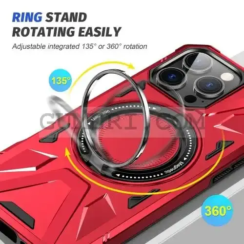 Противоударен Кейс с Ринг за Apple iPhone 16 Pro