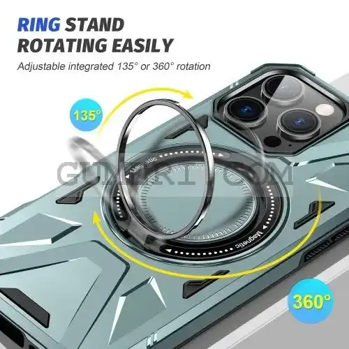 Противоударен Кейс с Ринг за Apple iPhone 16 Pro