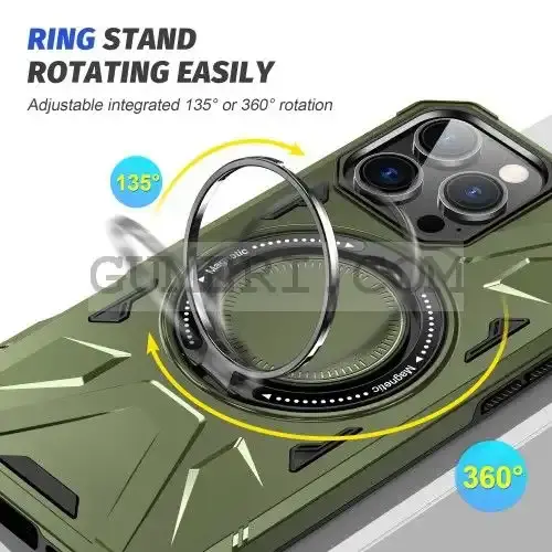 Противоударен Кейс с Ринг за Apple iPhone 16 Pro