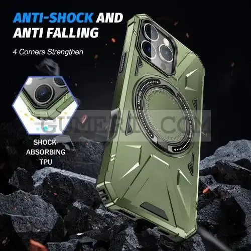 Противоударен Кейс с Ринг за Apple iPhone 16 Pro