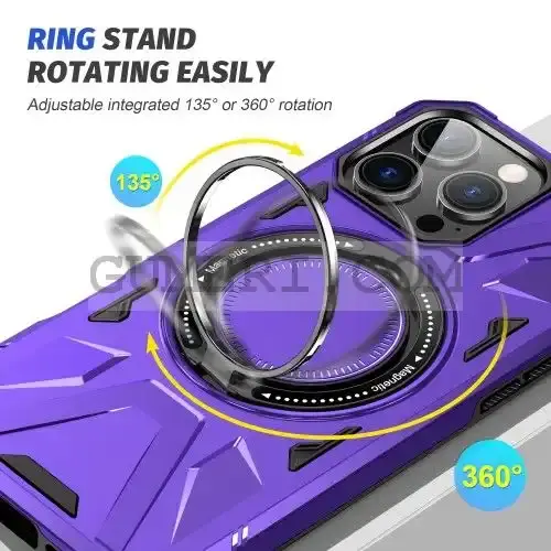 Противоударен Кейс с Ринг за Apple iPhone 16 Pro