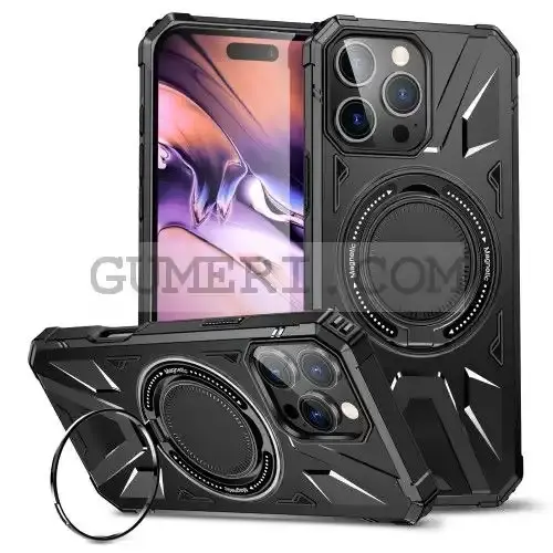 Противоударен Кейс с Ринг за Apple iPhone 16 Pro Max