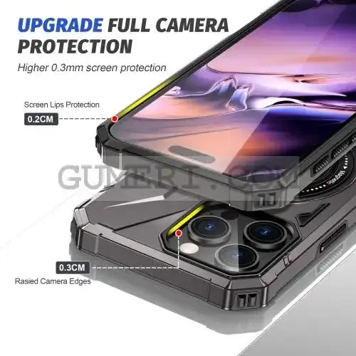 Противоударен Кейс с Ринг за Apple iPhone 16 Pro Max