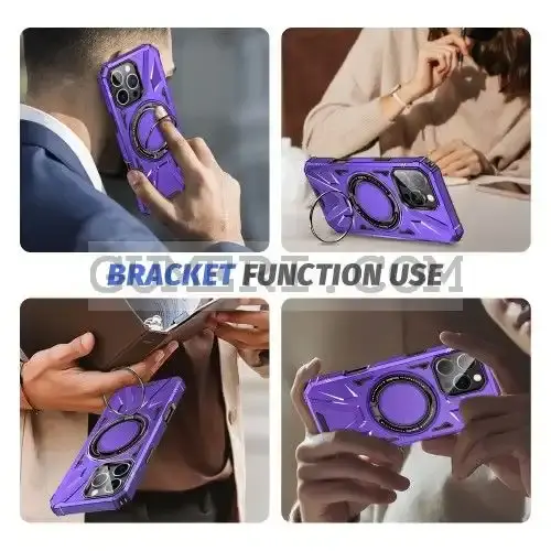 Противоударен Кейс с Ринг за Apple iPhone 16 Pro Max