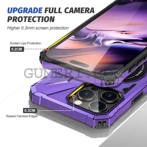 Противоударен Кейс с Ринг за Apple iPhone 16 Pro Max