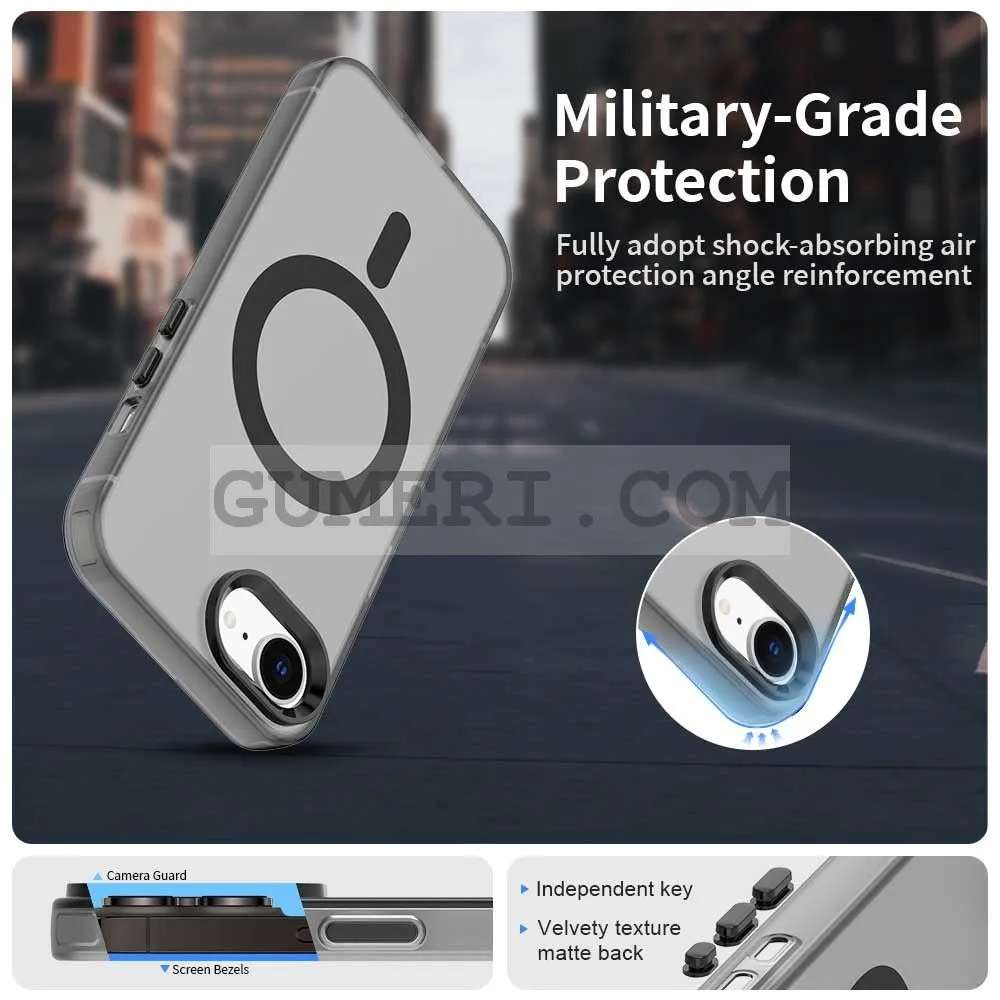 Хибриден Magsafe Мат Кейс за Apple iPhone 16e