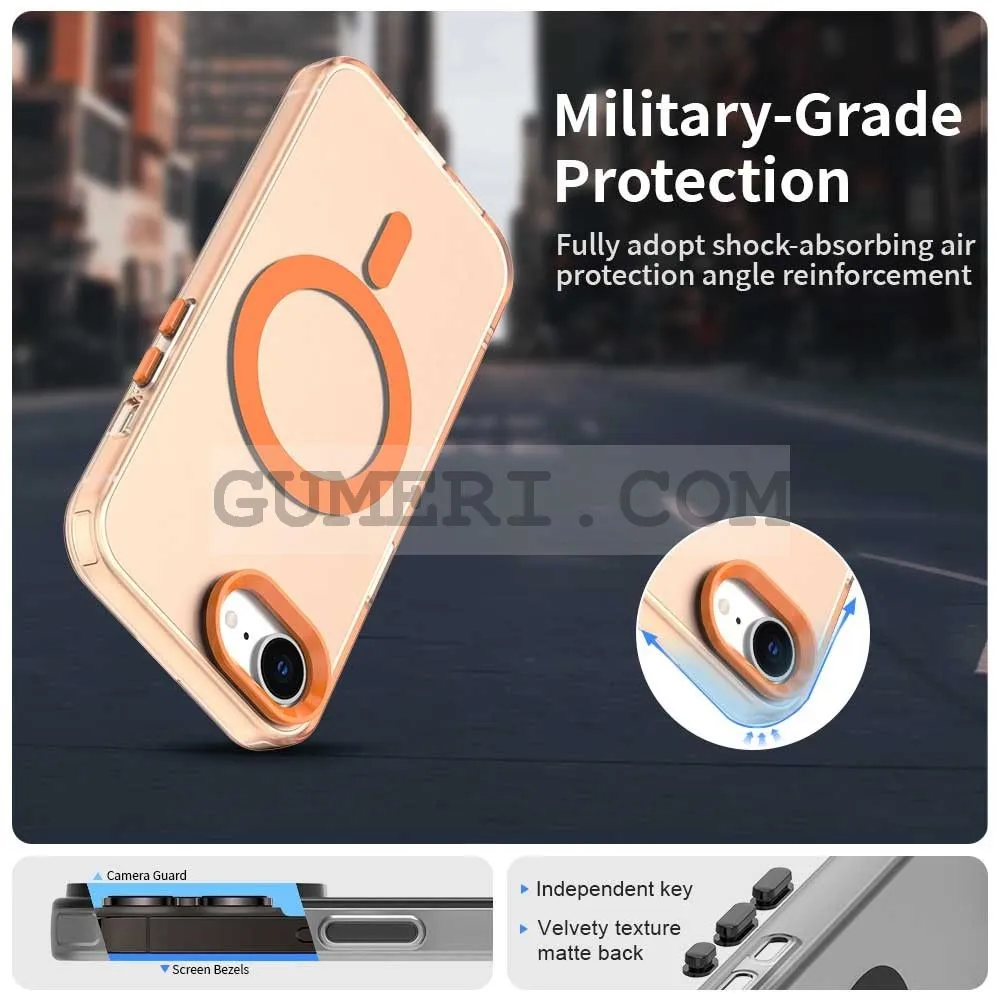 Хибриден Magsafe Мат Кейс за Apple iPhone 16e