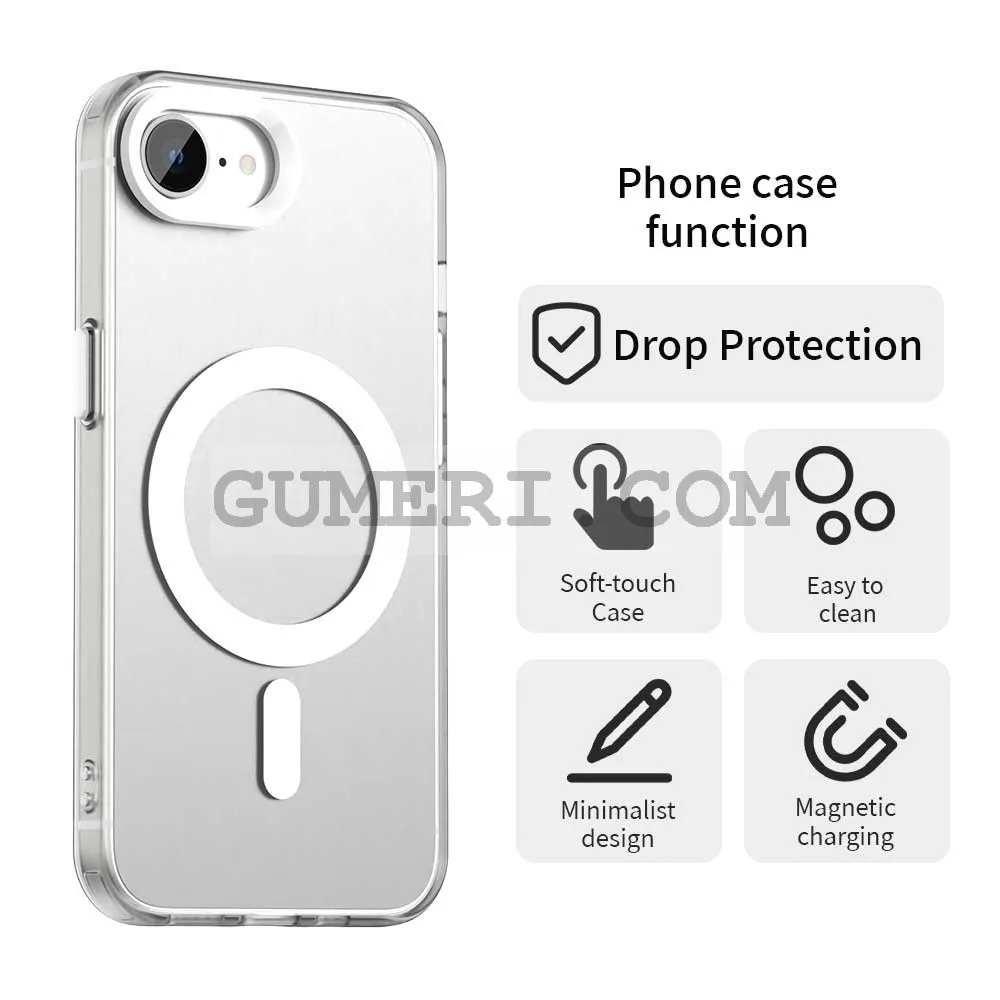 Хибриден Magsafe Мат Кейс за Apple iPhone 16e