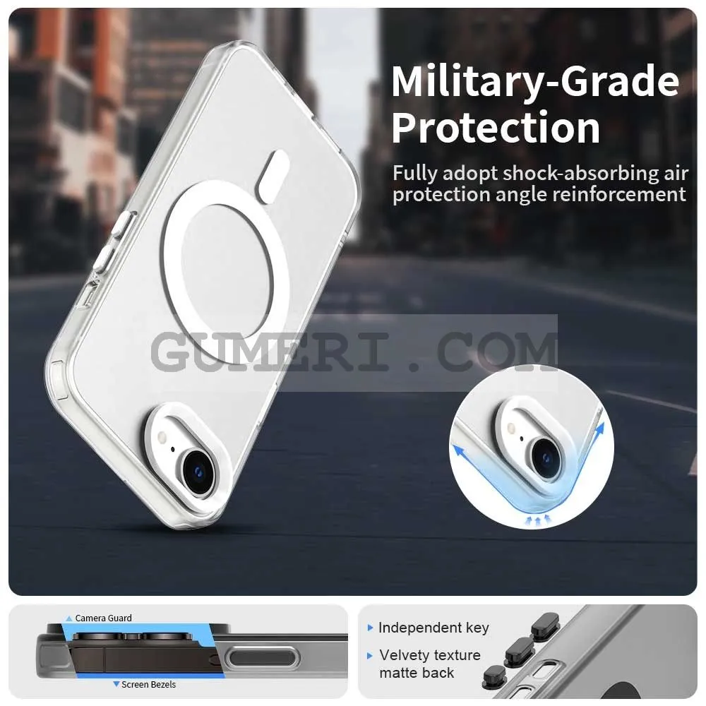 Хибриден Magsafe Мат Кейс за Apple iPhone 16e