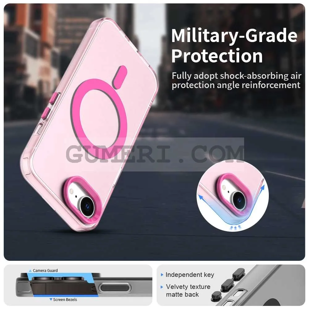 Хибриден Magsafe Мат Кейс за Apple iPhone 16e