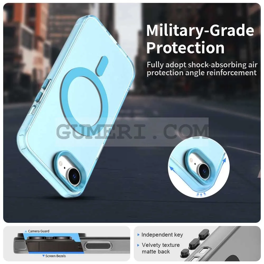 Хибриден Magsafe Мат Кейс за Apple iPhone 16e