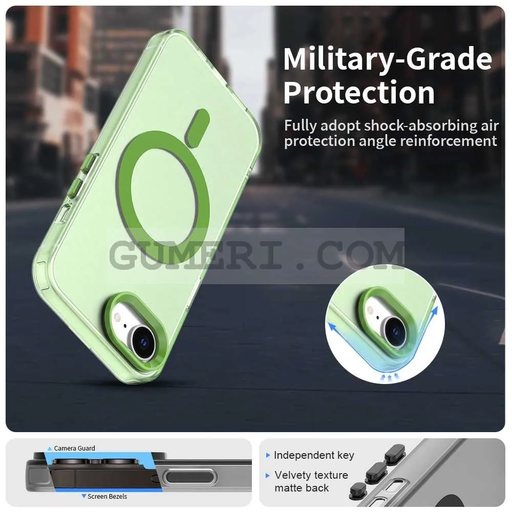 Хибриден Magsafe Мат Кейс за Apple iPhone 16e