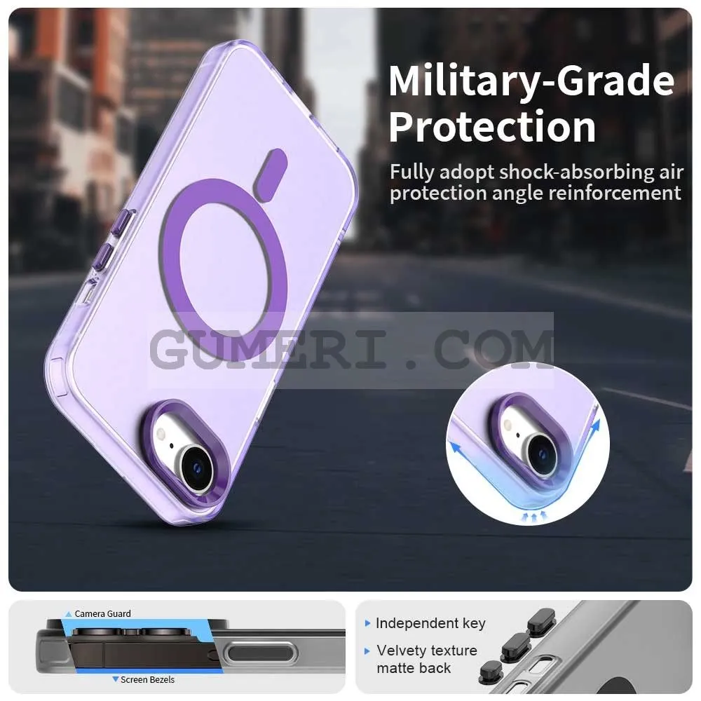 Хибриден Magsafe Мат Кейс за Apple iPhone 16e