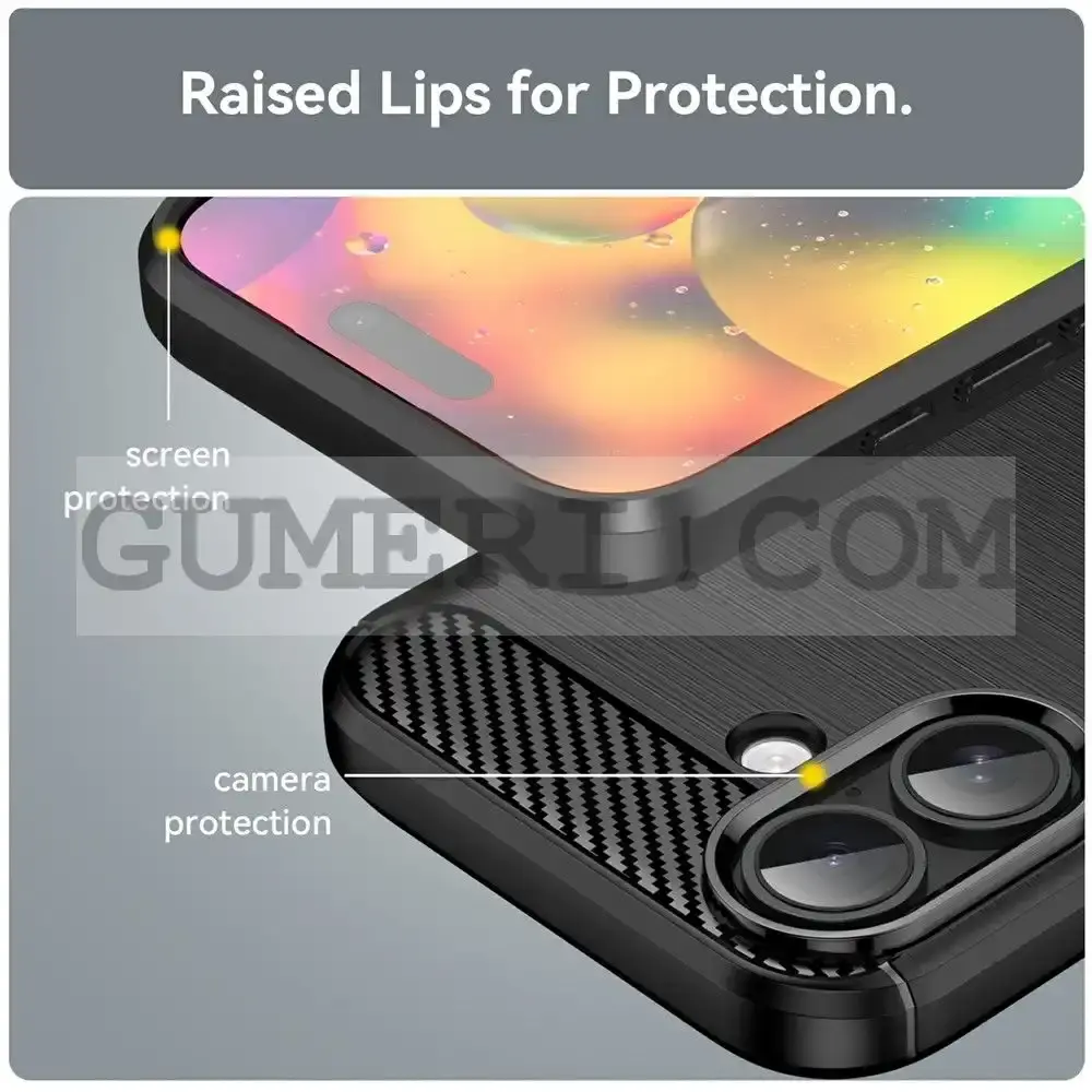 Гръб "Карбон Шарк" за Apple iPhone 17