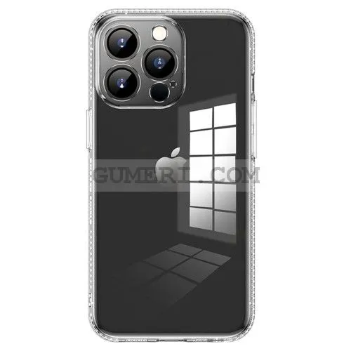 Apple iPhone 13 Pro Max - Силиконов Гръб със Защита за Камерата - Прозрачен