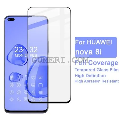 Huawei Nova 8i - Стъклен Протектор за Целия Екран - Full Glue