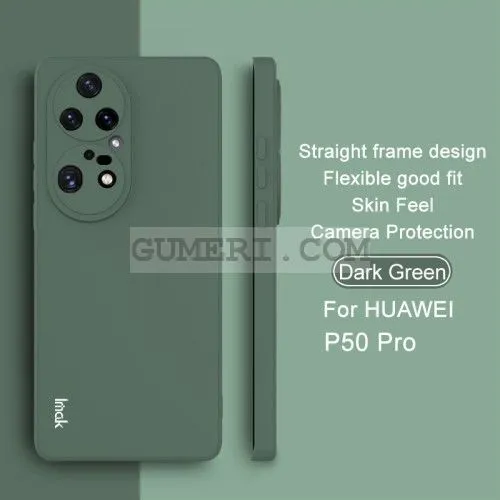 Huawei P50 Pro - Силиконов Гръб със Защита за Камерата