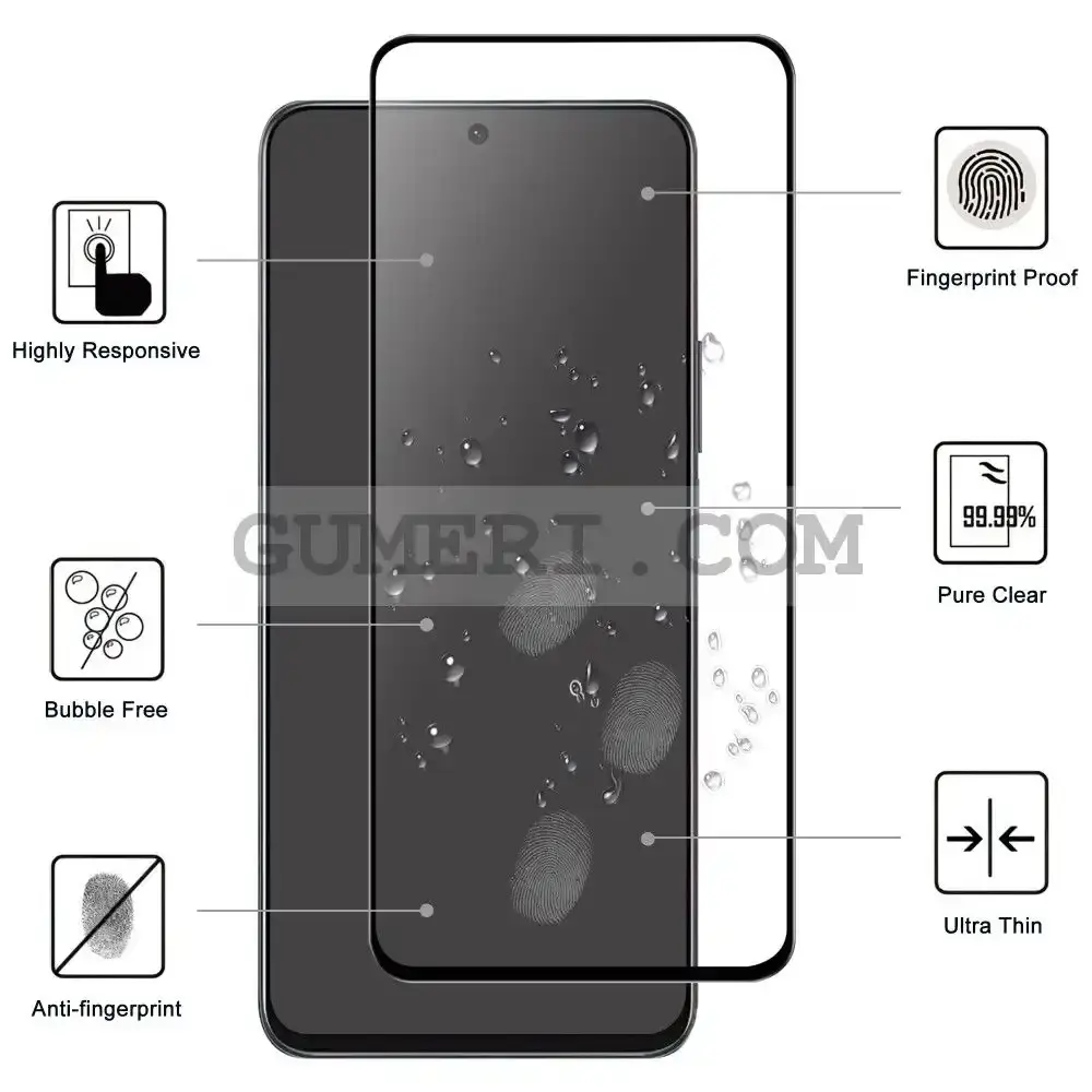 Стъклен Протектор за Целия Екран Full Glue за Huawei Honor X8a