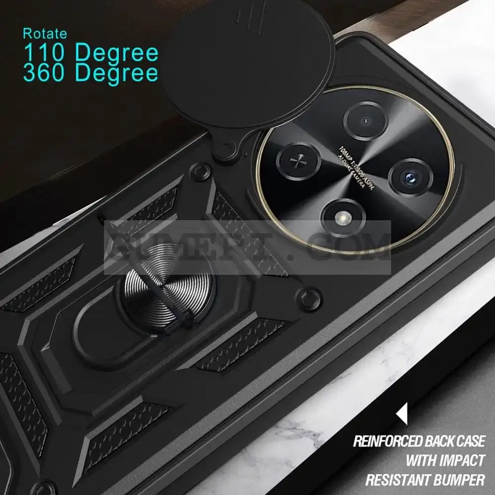 Хибриден Кейс с Капак и Ринг за Huawei Nova 12i