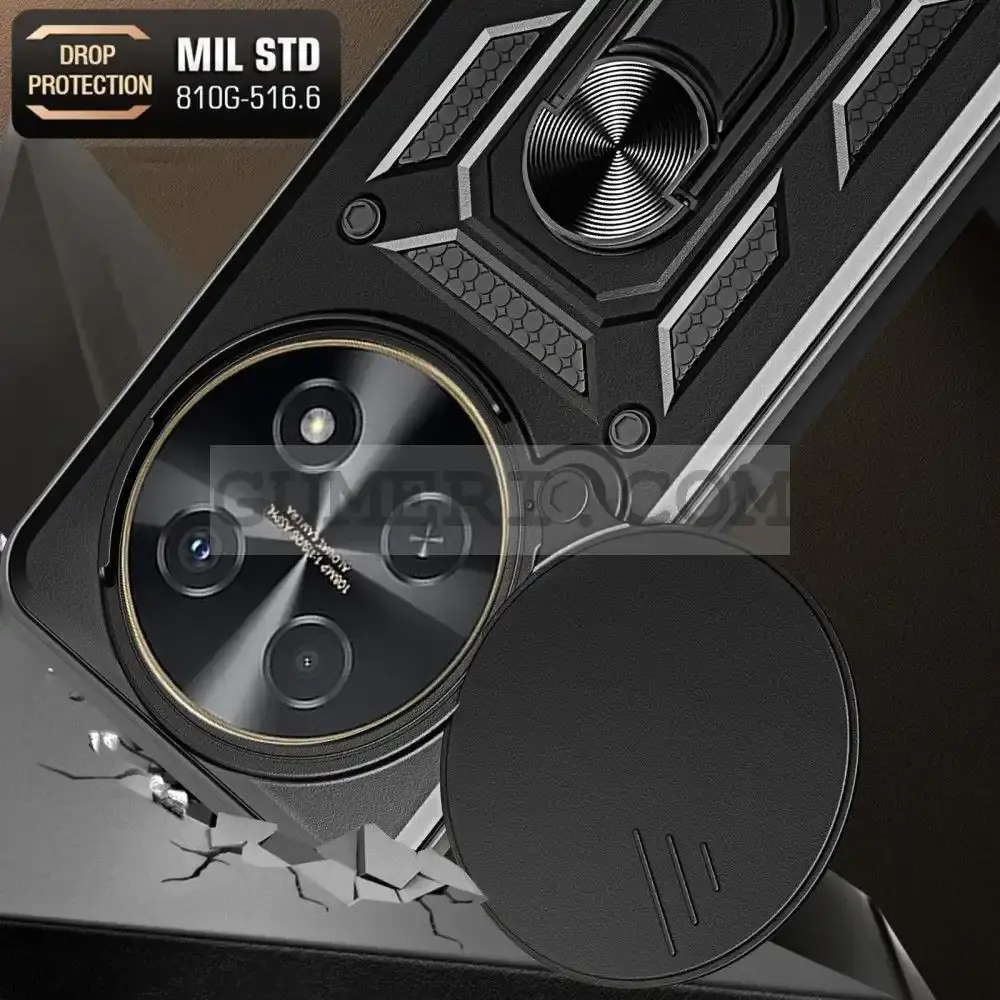 Хибриден Кейс с Капак и Ринг за Huawei Nova 12i