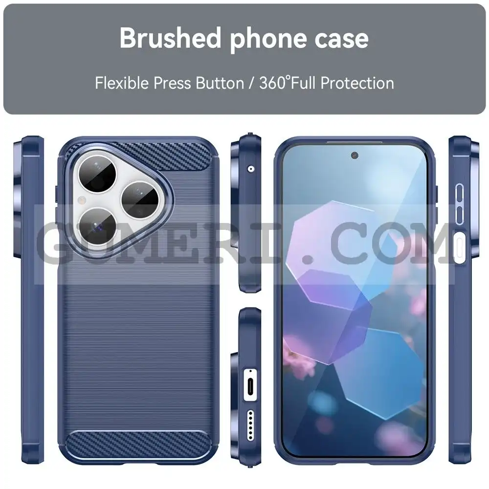 Гръб "Карбон Шарк" за Huawei Pura 80