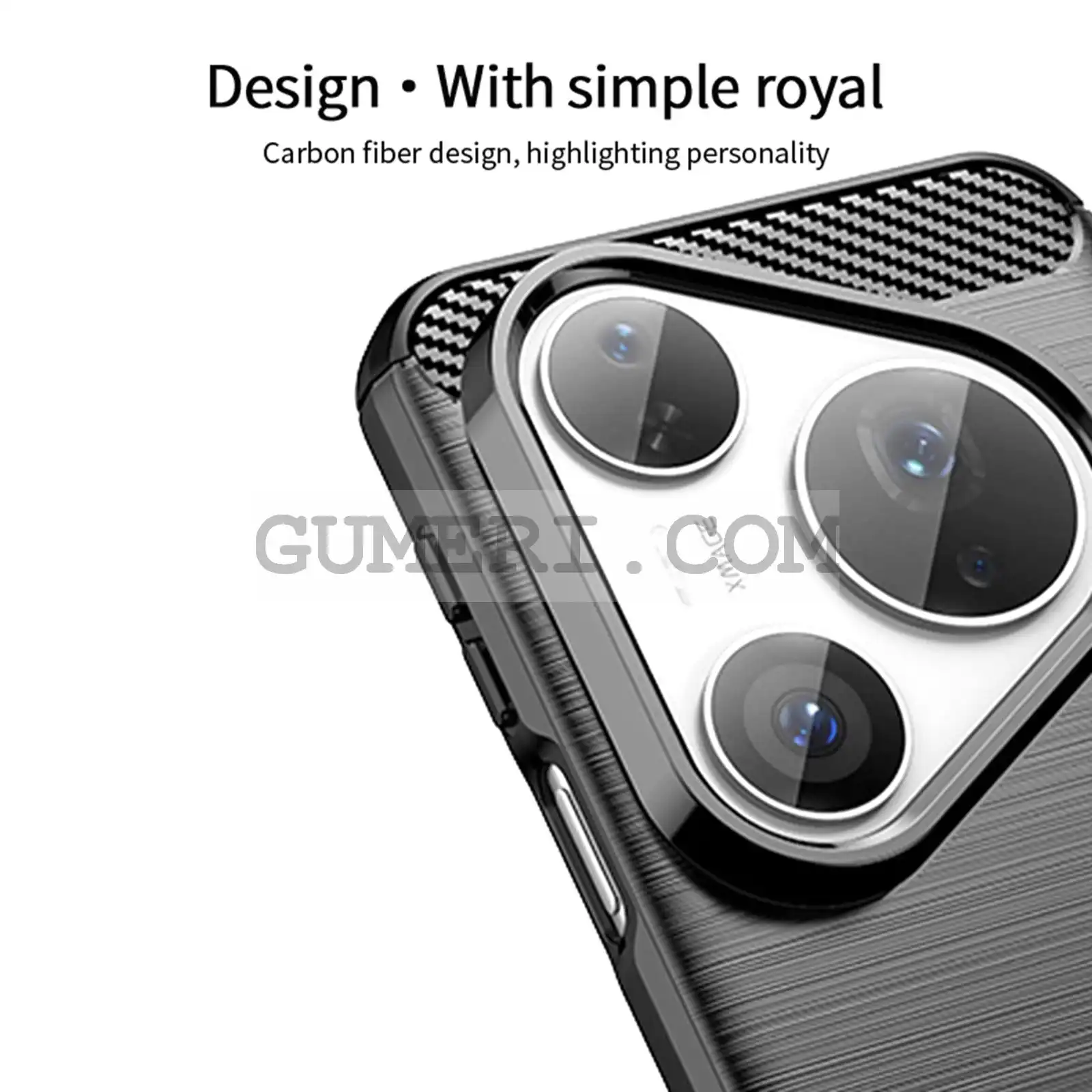 Гръб "Карбон Шарк" за Huawei Pura 80 Pro+