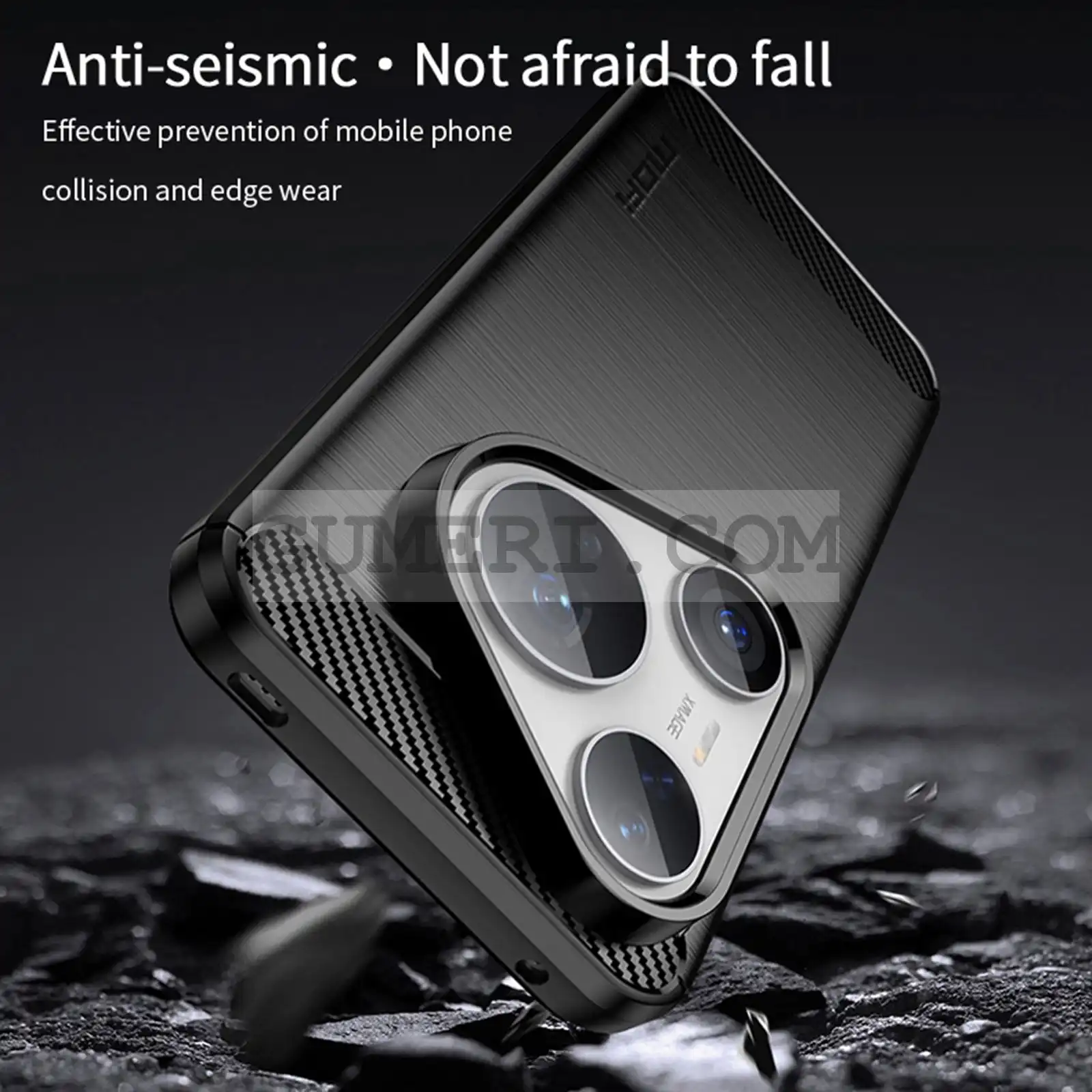 Гръб "Карбон Шарк" за Huawei Pura 80 Pro+