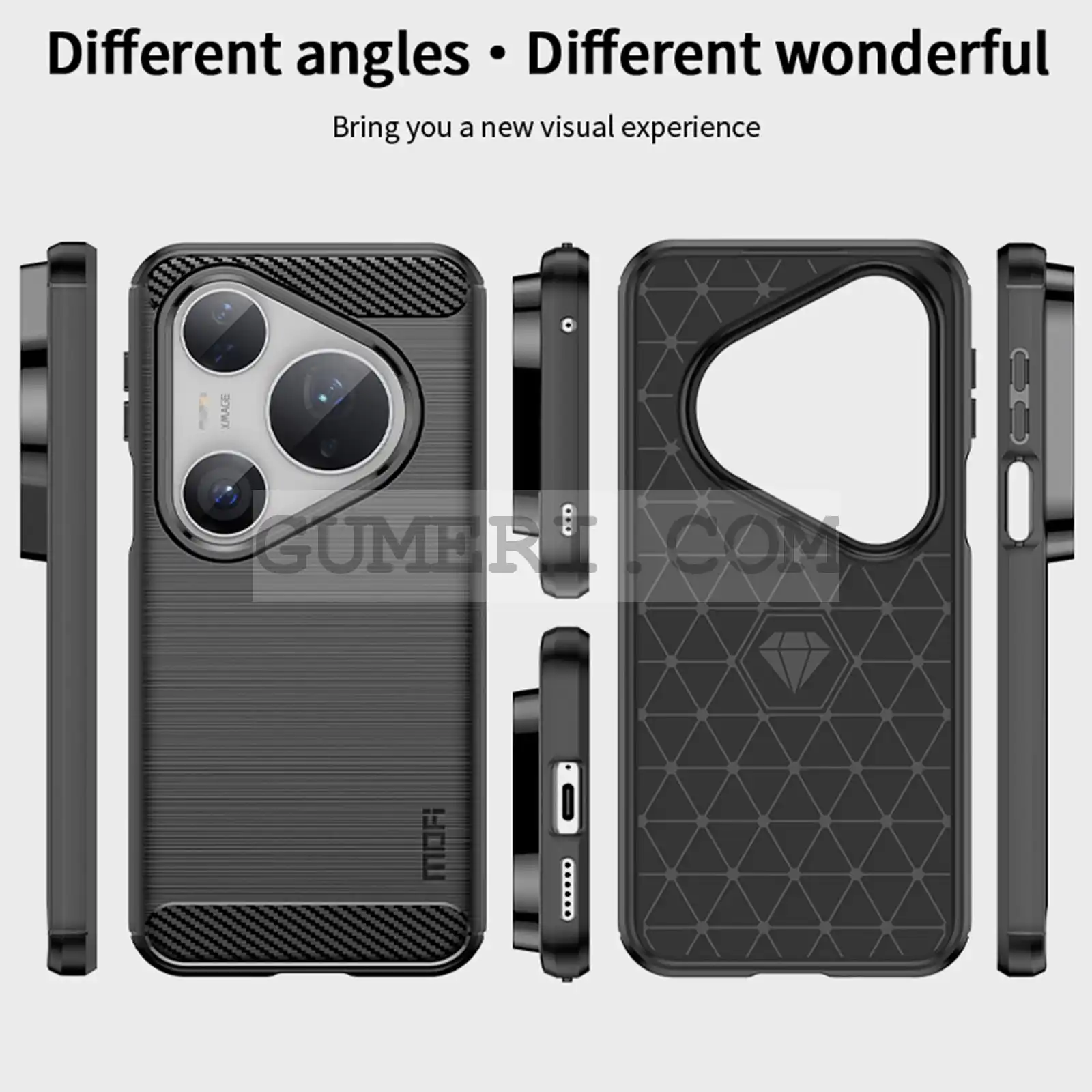 Гръб "Карбон Шарк" за Huawei Pura 80 Pro+