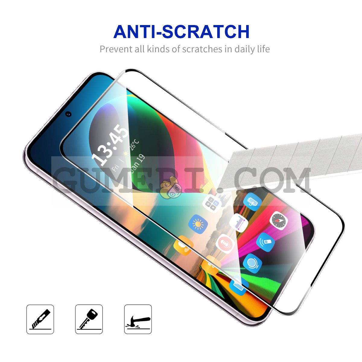 New Product (based on Протектор за Целия Екран Full Glue за Huawei Honor 400 Smart