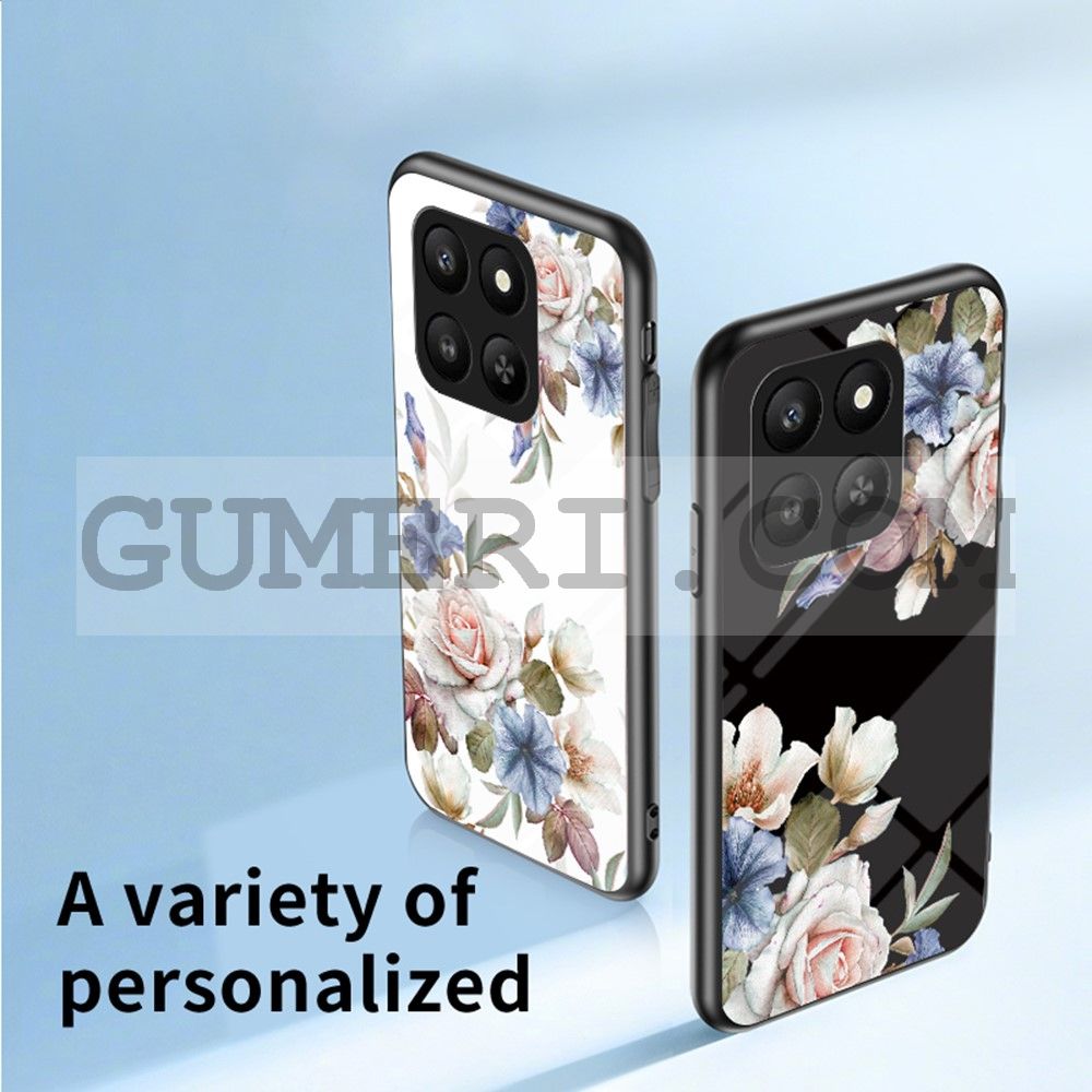 Хибриден Гръб с Цветя за Huawei Honor X7d