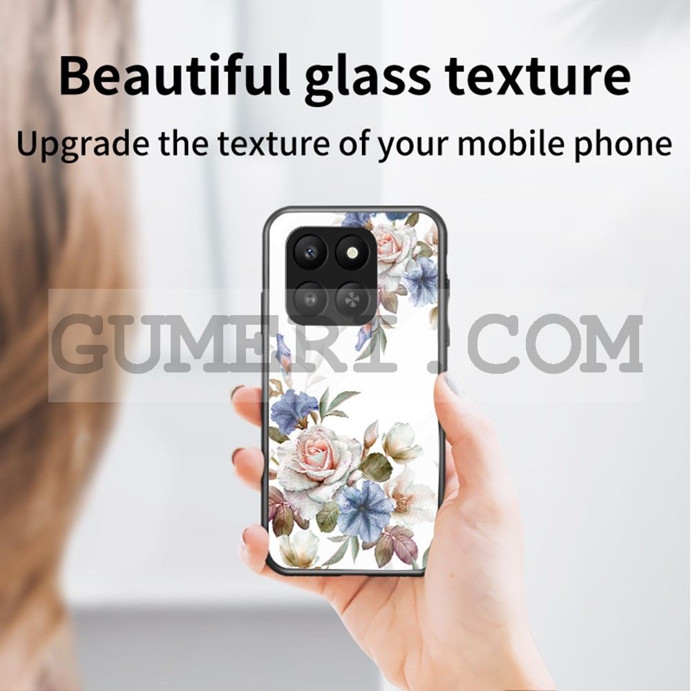 Хибриден Гръб с Цветя за Huawei Honor X7d