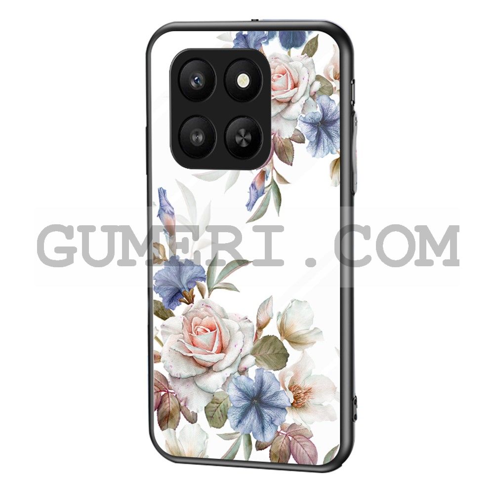Хибриден Гръб с Цветя за Huawei Honor X7d