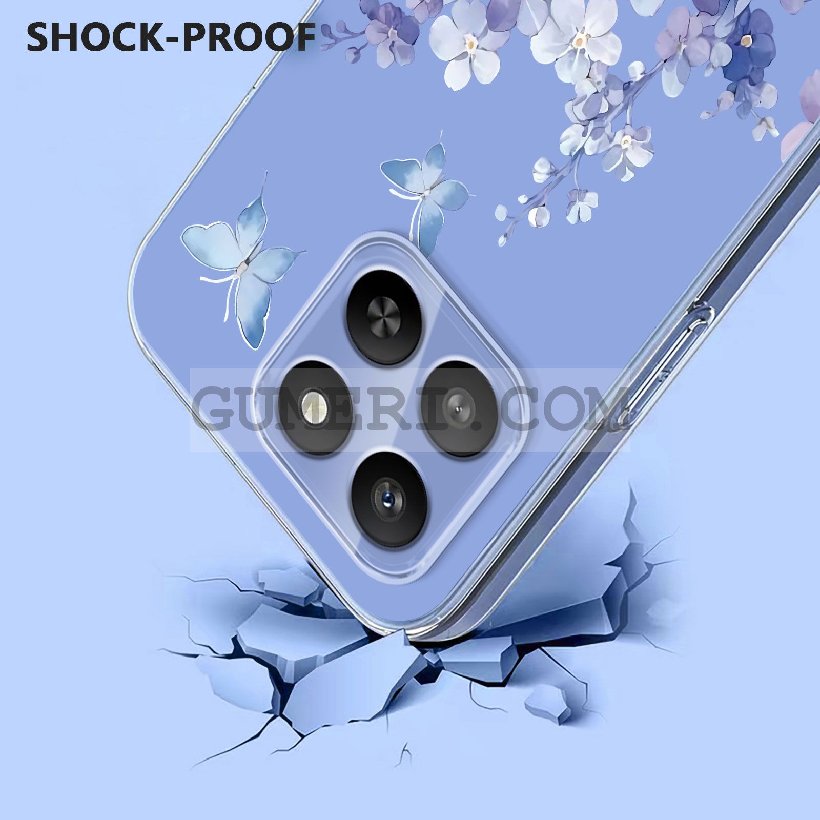 Прозрачен Гръб с Картинки за Huawei Honor X7d