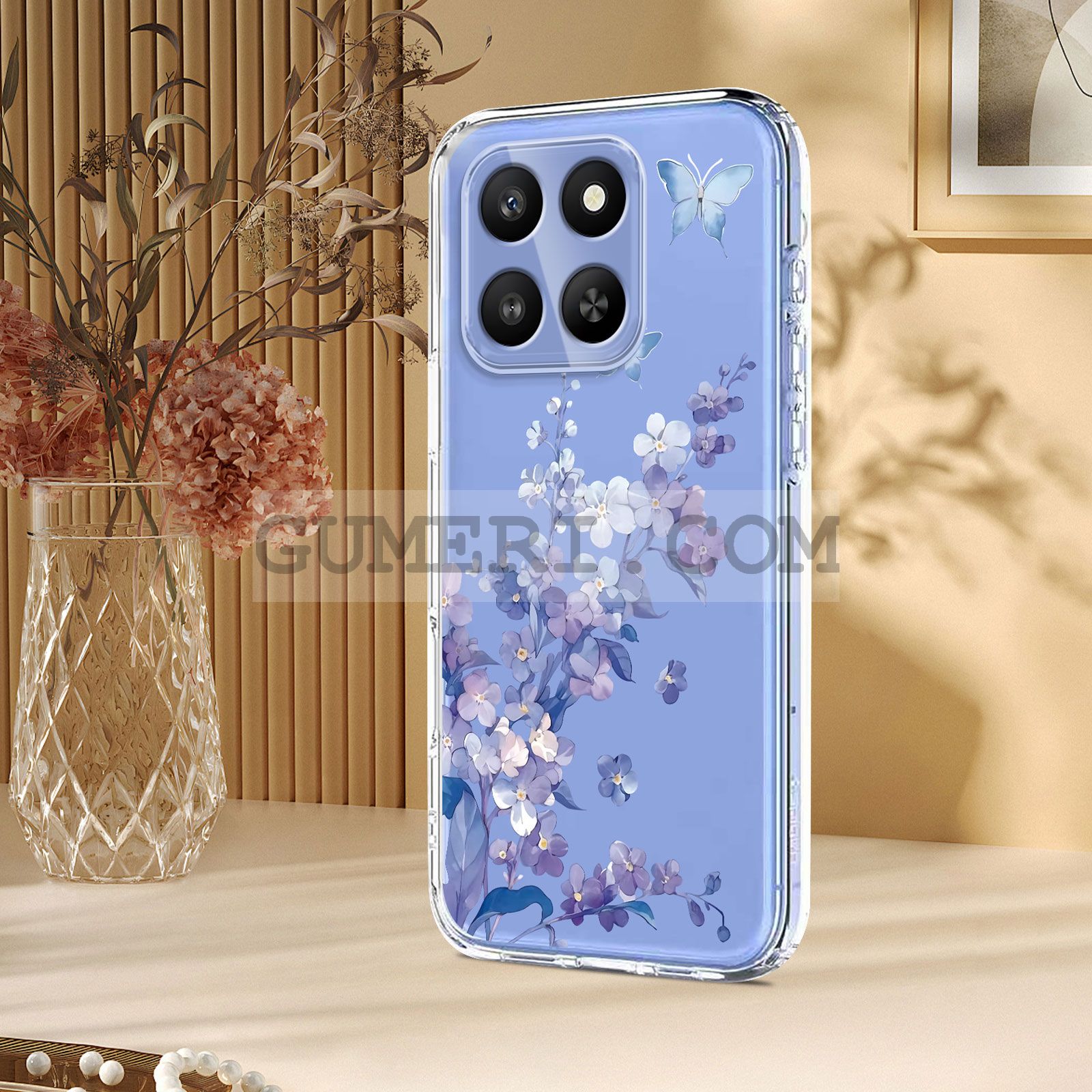 Прозрачен Гръб с Картинки за Huawei Honor X7d