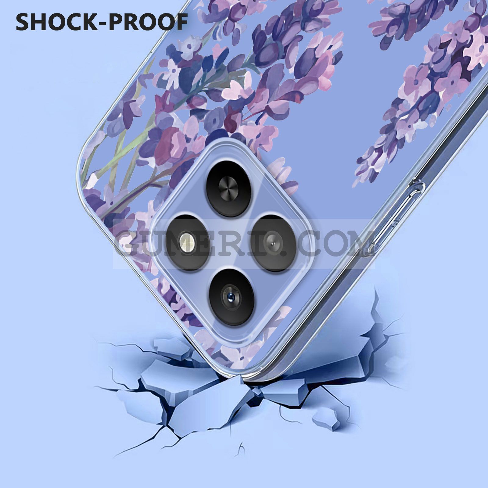 Прозрачен Гръб с Картинки за Huawei Honor X7d