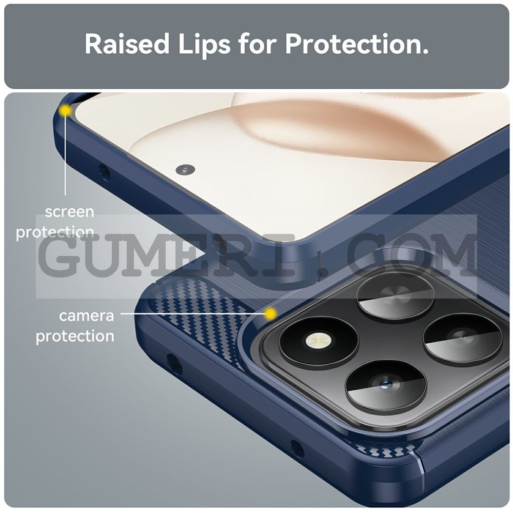 Гръб "Карбон Шарк" за Huawei Honor 400 Smart