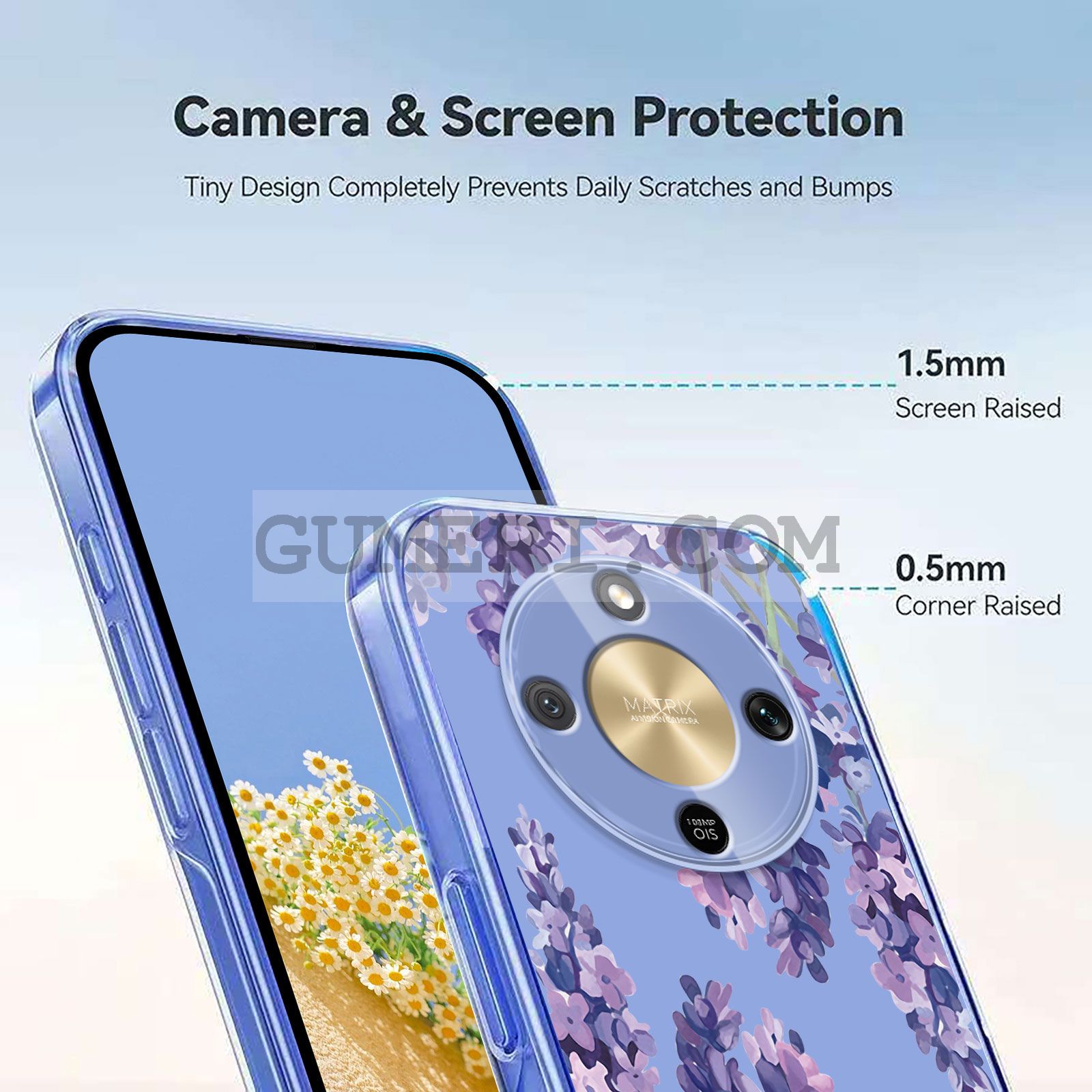 Прозрачен Гръб с Картинки за Huawei Honor Magic8 Lite