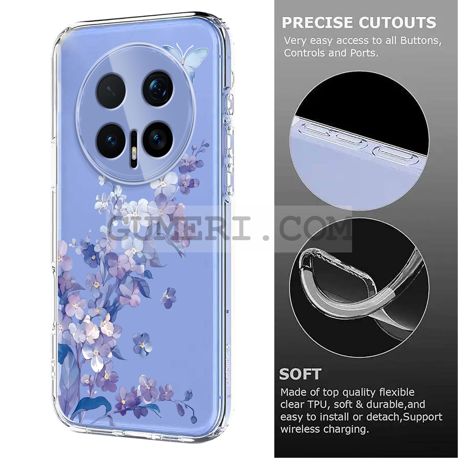 Прозрачен Гръб с Картинки за Huawei Honor Magic8 Pro