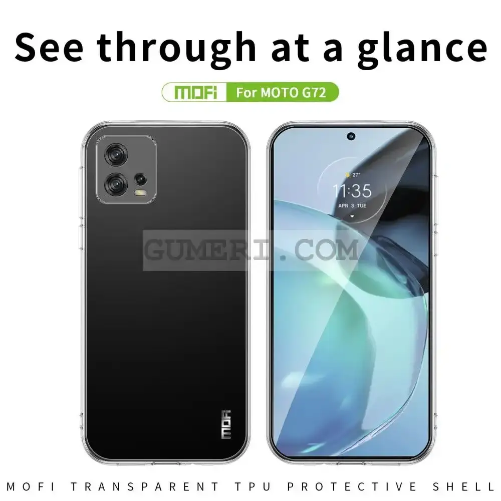 Гръб със Защита на Камерата за Motorola Moto G72