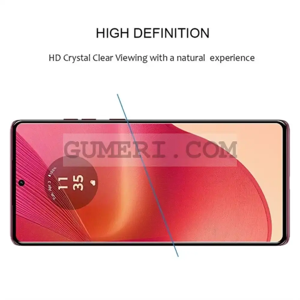 Стъклен Протектор за Целия Екран Full Glue за Motorola Moto G85