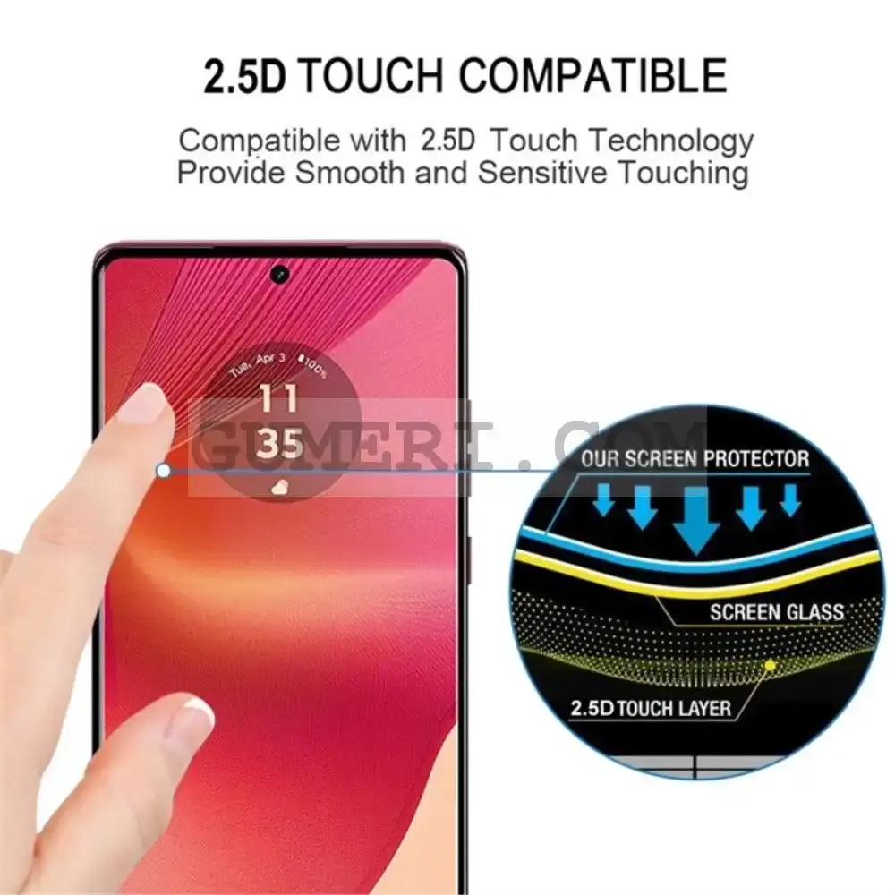 Стъклен Протектор за Целия Екран Full Glue за Motorola Edge 50 Fusion