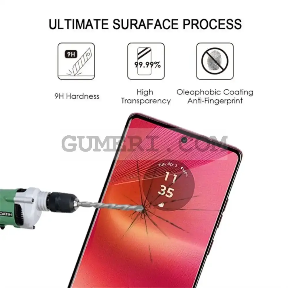 Стъклен Протектор за Целия Екран Full Glue за Motorola Moto G85