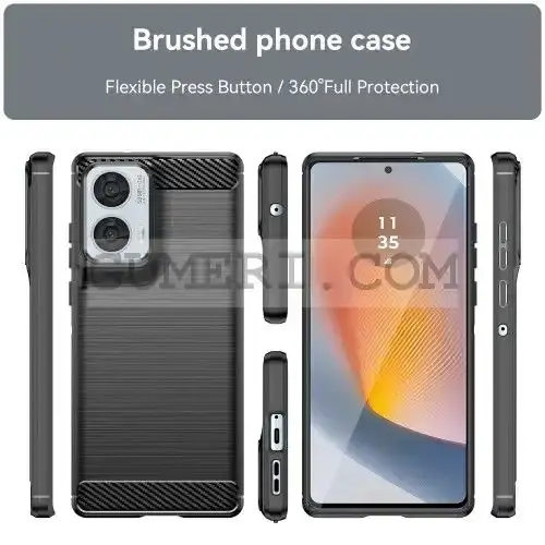 Гръб "Карбон Шарк" за Motorola Moto G85